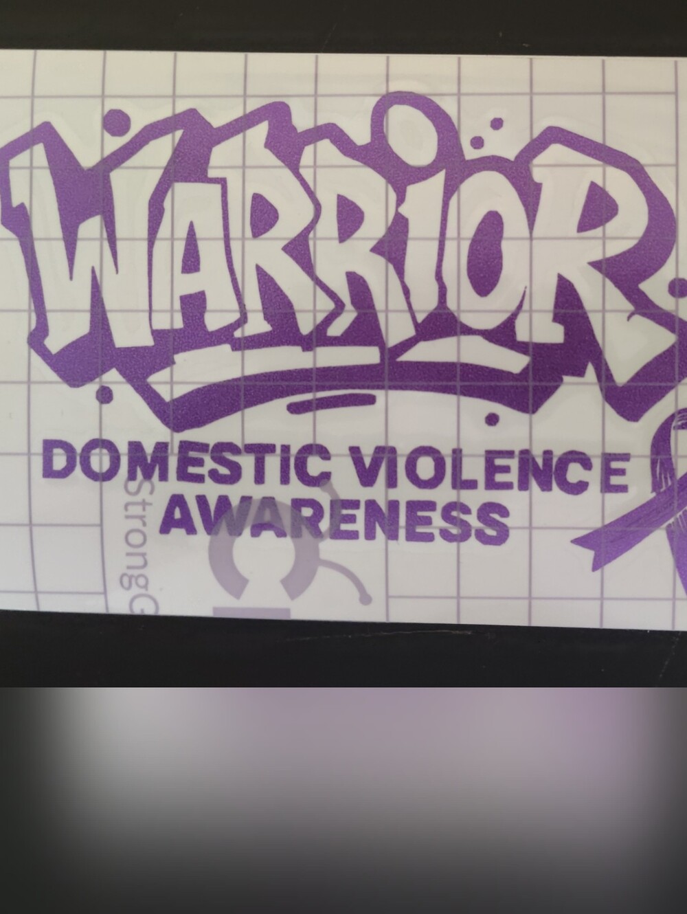 Domestic Violence Awareness Purple Sticker Decal